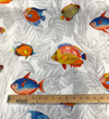 Ibiza Fish Tropical Reef Digital Print Drapery Upholstery Fabric 
