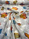 Ibiza Fish Tropical Reef Digital Print Drapery Upholstery Fabric 