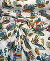 Capri Reef Fish Coastal Digital Print Drapery Upholstery Fabric by the Yard