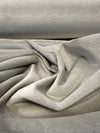 Romo Plush Velvet Linen Greige Heavy Upholstery Fabric by the yard