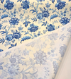 PK Lifestyles Island Gem Blue Porcelain Drapery Upholstery Fabric by the yard