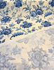 PK Lifestyles Island Gem Blue Porcelain Drapery Upholstery Fabric by the yard