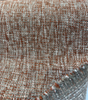 New Amsterdam Agate Red Gray Tweed Chenille Upholstery PK Fabric By The Yard
