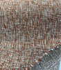 New Amsterdam Agate Red Gray Tweed Chenille Upholstery PK Fabric By The Yard