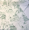 Kimiko Sage Green Belle Maison Toile Drapery Upholstery Fabric by the yard