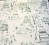 Kimiko Sage Green Belle Maison Toile Drapery Upholstery Fabric by the yard