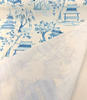 Kimiko Toile Delft Blue Belle Maison Drapery Upholstery Fabric by the yard