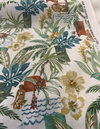 Bora Bora Tropical Green Belle Maison Drapery Upholstery Fabric by the yard