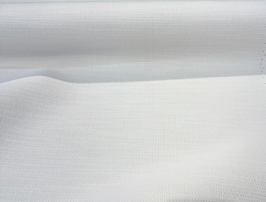 Sunbrella Linville Snow White Luxury Plains 145707-0001 Fabric By the yard