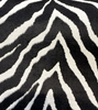 Jacquard Velvet Luxe Zebra Black White Heavy Upholstery Fabric By The Yard