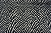 Jacquard Velvet Luxe Zebra Black White Heavy Upholstery Fabric By The Yard