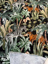 Azula Ebony Black Belle Maison Tropical Animal Upholstery Drapery Fabric By The Yard