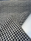 Sunbrella Hound Char Black Houndstooth Inspired Upholstery Fabric By The Yard