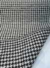 Sunbrella Hound Char Black Houndstooth Inspired Upholstery Fabric By The Yard