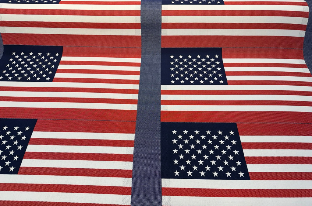 Sunbrella American Flag Patriotic Red White Blue Outdoor Fabric