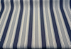 Sunbrella Ashtown Stripe Harbor Blue Gray Stripe Outdoor Fabric 