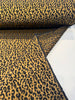 Tanzia Onyx Gold Leopard Jacquard Upholstery Drapery Tempo Fabric