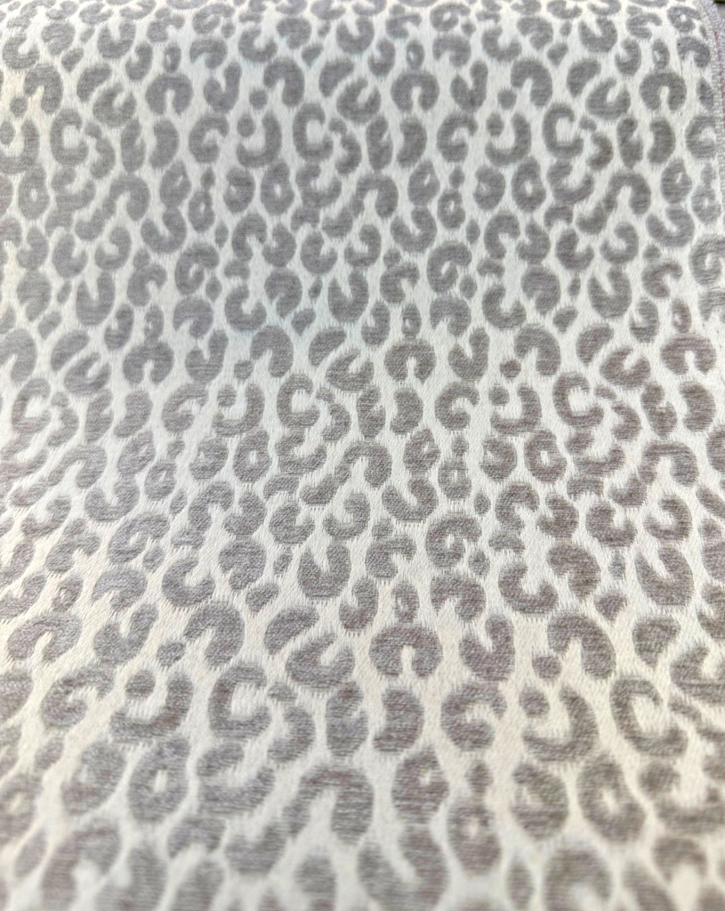 Tanzia Mushroom Leopard Jacquard Upholstery Drapery Tempo Fabric