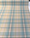 P Kaufmann Plaid Stately Spring Spa Beige Drapery Upholstery Fabric 