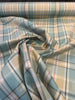 P Kaufmann Plaid Stately Spring Spa Beige Drapery Upholstery Fabric By The Yard