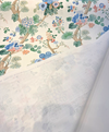Alice Cornflower Blue Floral Vine Cotton Belle Maison Fabric