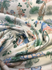 Alice Cornflower Blue Floral Vine Cotton Belle Maison Fabric