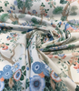Alice Cornflower Blue Floral Vine Cotton Belle Maison Fabric By The Yard
