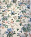 Alice Cornflower Blue Floral Vine Cotton Belle Maison Fabric