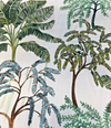 Tallulah Summer Green Palm Tree Cotton Belle Maison Fabric 