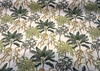 Tallulah Fall Green Palm Tree Cotton Belle Maison Fabric 