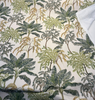 Tallulah Fall Green Palm Tree Cotton Belle Maison Fabric 