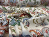 Charlotte Orchid Jacobean Floral Cotton Belle Maison Fabric