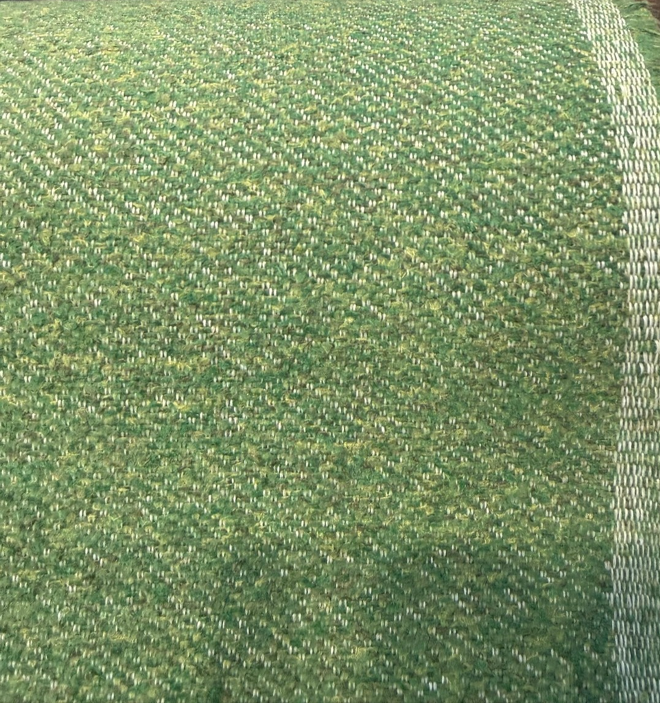 Sunbrella Chenille Clover Green Outdoor Upholstery Fabric By The Yard