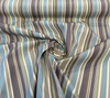 Sunbrella Rain Backed Stripe Brannon Whisper Outdoor Upholstery Fabric By the yard