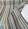 Sunbrella Rain Backed Stripe Brannon Whisper Outdoor Upholstery Fabric By the yard