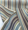 Sunbrella Rain Backed Stripe Brannon Whisper Outdoor Upholstery Fabric By the yard