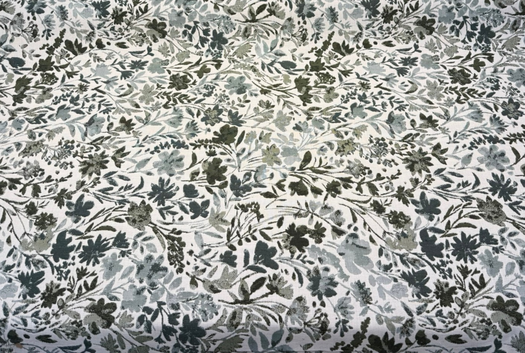 Sunbrella Precedence Ivy Green Floral Jacquard Outdoor Fabric By The Yard