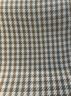 Laura & Kiran Sierra Tan Beige Houndstooth Inspired Cotton Fabric