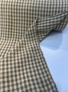 Laura & Kiran Sierra Tan Beige Houndstooth Inspired Cotton Fabric