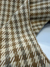Laura & Kiran Sierra Tan Beige Houndstooth Inspired Cotton Fabric