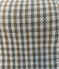 Laura & Kiran Sierra Tan Beige Houndstooth Inspired Cotton Fabric
