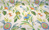 Belle Maison Moxie Aqua Multi Tropical Floral Cotton Fabric 