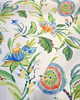 Belle Maison Moxie Aqua Multi Tropical Floral Cotton Fabric 
