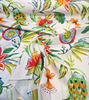 Belle Maison Moxie Coral Multi Tropical Floral Cotton Fabric