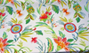 Belle Maison Moxie Coral Multi Tropical Floral Cotton Fabric