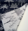 Sunbrella Palm Navy 146614-0001 Outdoor Drapery Upholstery Fabric By The Yard