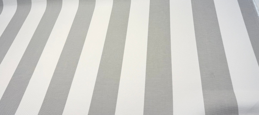 Sunbrella Solana Seagull Gray Stripe Outdoor 32008-0000 Fabric