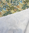 Belle Maison Tahiti Moss Green Tropical Palm Leaf Cotton Fabric By The Yard