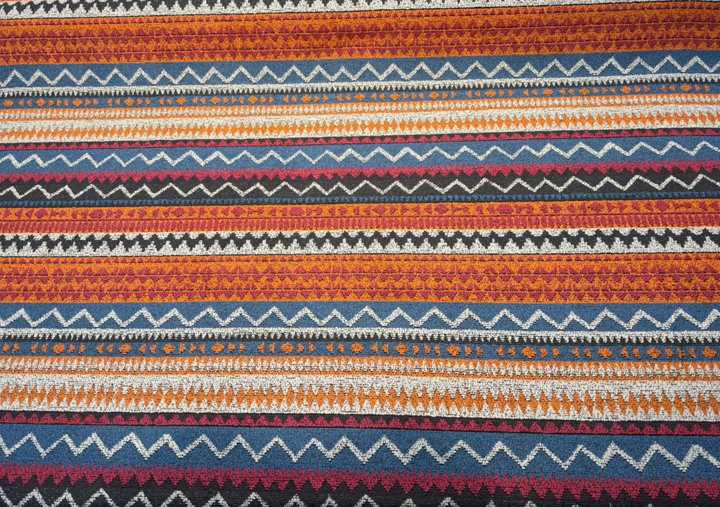 PK Pilgrimage Stripe Carnival Upholstery Chenille Fabri