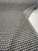 P Kaufmann Upholstery Lia Houndstooth Domino Black Fabric 